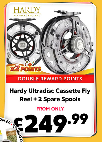 Hardy Ultradisc Cassette Fly Reel + 2 Spare Spools