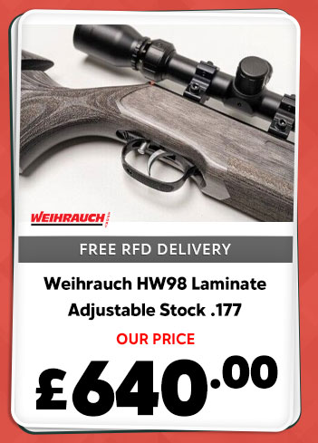 Weihrauch HW98 Laminate Adjustable Stock .177