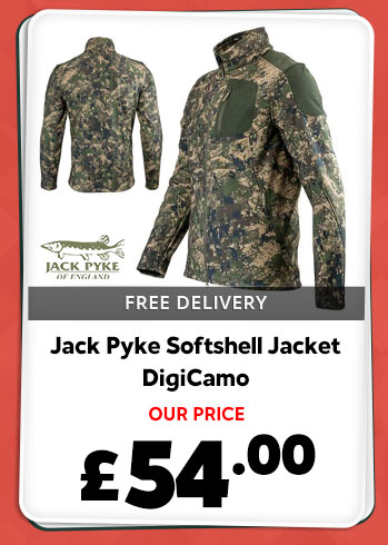 Jack Pyke Softshell Jacket DigiCamo