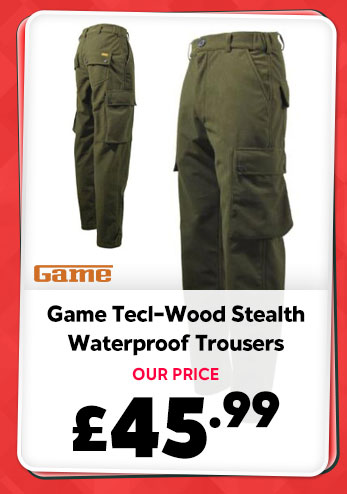 Game Tecl-Wood Stealth Waterproof Trousers