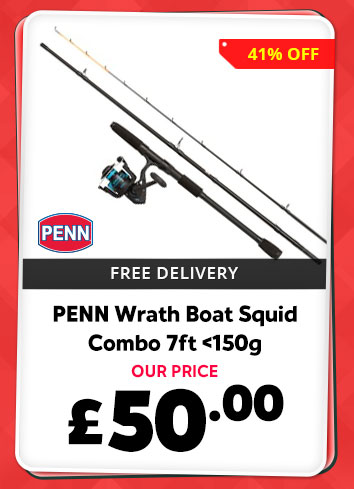 PENN Wrath Boat Squid Combo 7ft <150g
