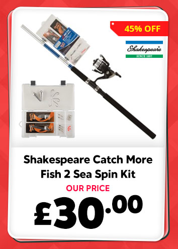 Shakespeare Catch More Fish 2 Sea Spin Kit