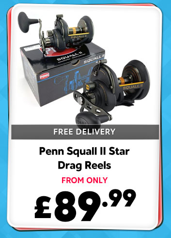 Penn Squall II 30 SD Star Drag Multiplier Reel - SQLII30SD