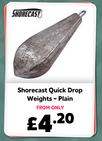 Shorecast Quick Drop Weights - Plain