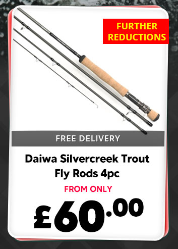 Daiwa Silvercreek Trout Fly Rods 4pc
