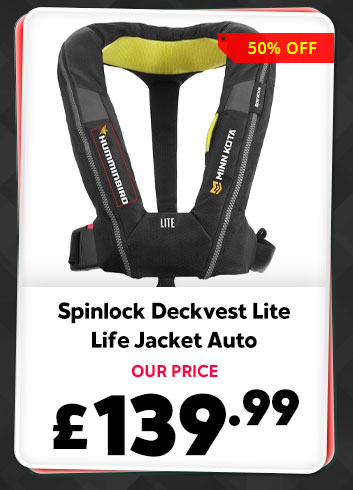 Spinlock Deckvest Lite Life Jacket Auto - Minn Kota/Humminbird