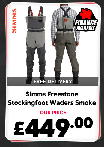 Simms Freestone Stockingfoot Waders Smoke