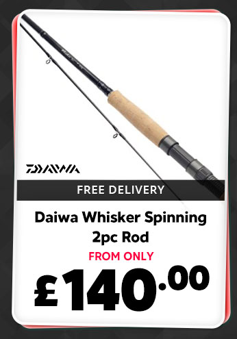Daiwa Whisker Spinning Rod 2pc